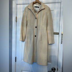 Andrew Marc Cream Trench Coat